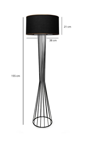 Lampadaire AYD-3058 - Noir