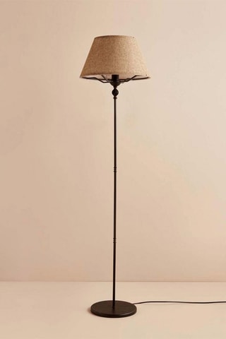 Candeeiro de pé  Bege e preto