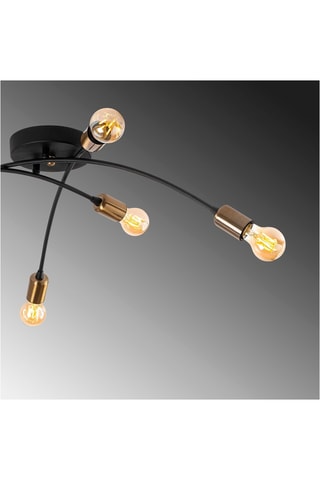 Plafonnier Banana - Noir et doré