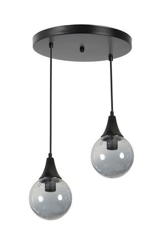 Suspension Afra 2 - Noir - 2 x 60 W