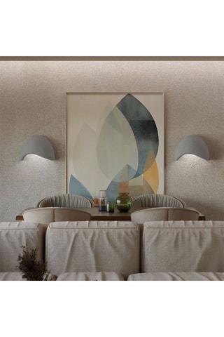 2 appliques murales - Gris clair - 40 W