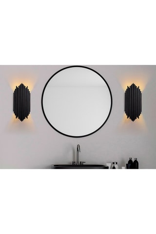 Applique murale Kara - Noir - 40 W