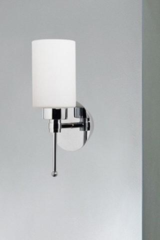 Aplique de parede Balcova - Branco e prateado - 100 W