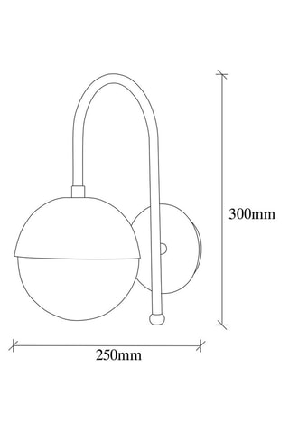 Applique murale Karsor 3300 - Blanc et bronze - 40 W