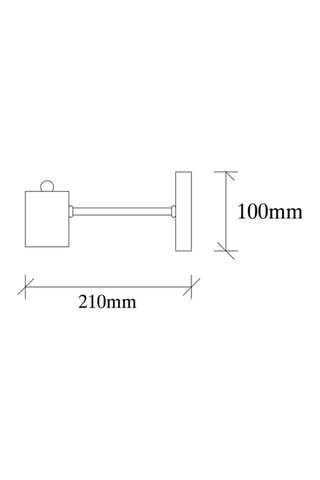 Applique murale Hexa Noir