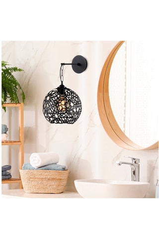 Applique murale Fellini - Noir - 40 W