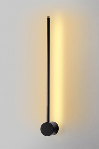 Applique murale LED Sword - Noir - 8 W