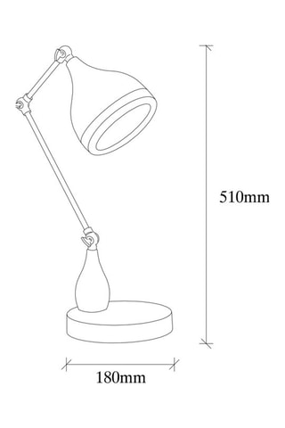 Lampe à poser Yildo - Noir