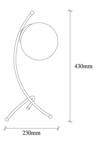 Lampe à poser - Cuivre - 40 W