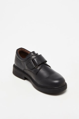 Derbies de couro Preto