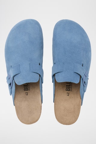 Socas em nobuck Zueco - Azul