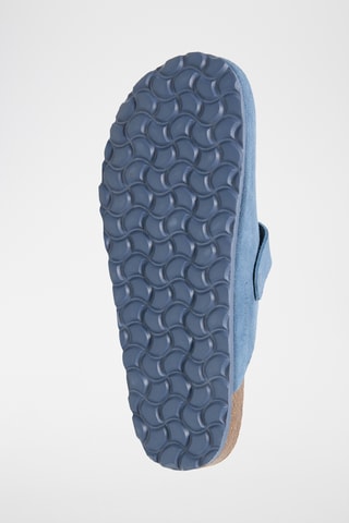 Socas em nobuck Zueco - Azul