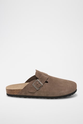 Socas em nobuck Zueco - Castanho