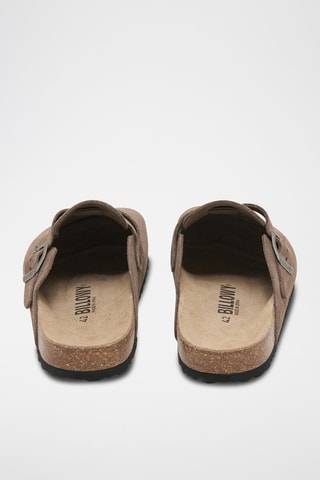 Socas em nobuck Zueco - Castanho