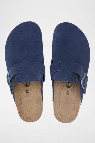 Socas em nobuck - Azul