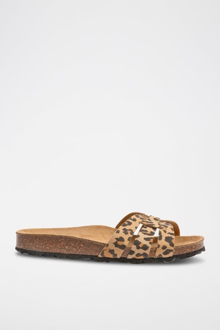 Mules Rosso Castanho e preto