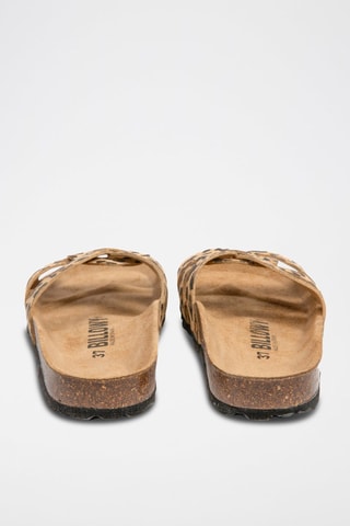 Mules Rosso Castanho e preto