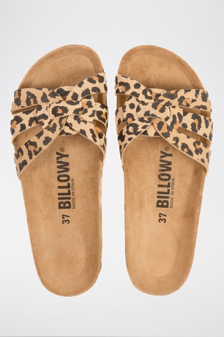 Mules Rosso Castanho e preto