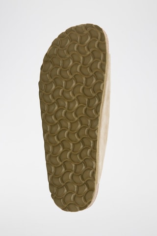 Mules em nobuck - Verde-claro