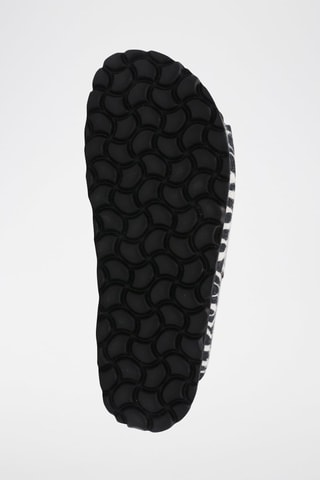 Mules Branco e preto