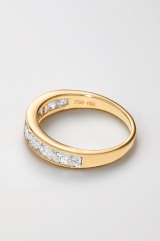 Ring Alliance Rail Geelgoud en Diamanten