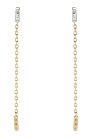 Oorbellen Patience - Geelgoud en Diamanten