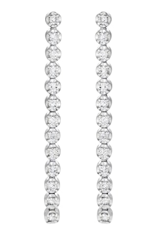 Oorbellen Witgoud en Diamanten