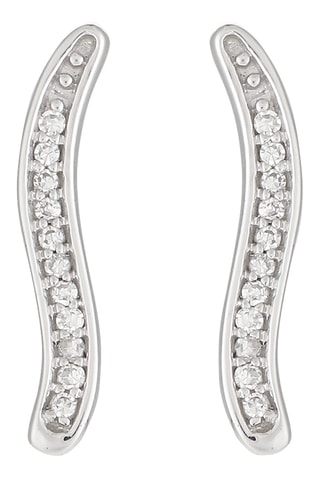 Oorbellen Vers Scintillant  Witgoud en Diamanten