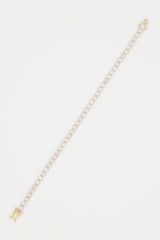 Armband Rivière Geelgoud en Diamanten