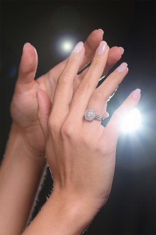 Ring Aphaia Witgoud en Diamanten