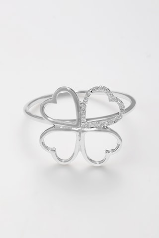 Ring Hermione  Witgoud en Diamanten