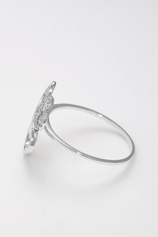 Ring Hermione  Witgoud en Diamanten