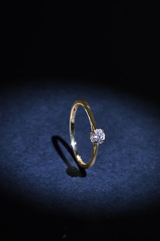 Ring Amoureuse - Geelgoud en Diamanten