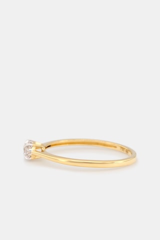 Ring Amoureuse - Geelgoud en Diamanten