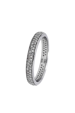 Ring Eternity Witgoud en Diamanten