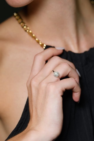 Ring Soleil - Witgoud en Diamanten