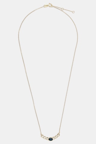 Ketting Anastasia - Geelgoud en Topaas
