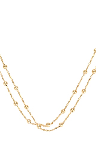Ketting Boules Doubles 
Geelgoud
