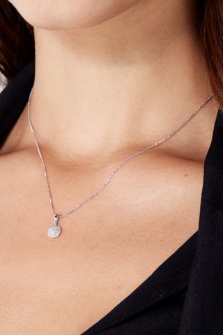 Hanger Elégance Witgoud en Diamanten 