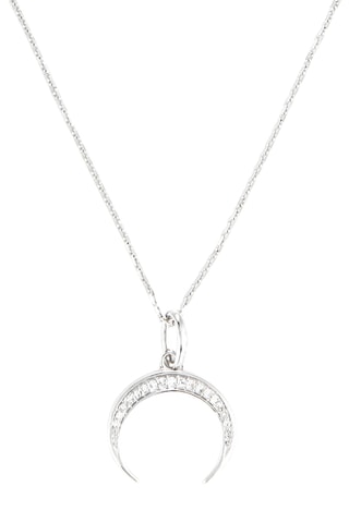 Hanger Séléné Witgoud en Diamanten