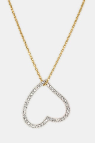 Hanger Coeur Oriental - Geelgoud en Diamanten