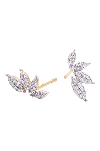 Oorbellen Loane - Geelgoud en Diamanten