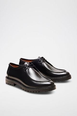 Derbys en cuir verni Gaby  - Noir