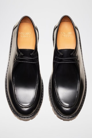 Derbys en cuir verni Gaby  - Noir