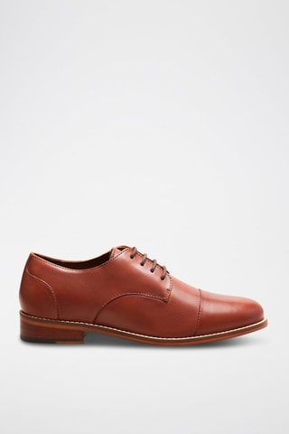 Derbys en cuir Capucine  - Marron