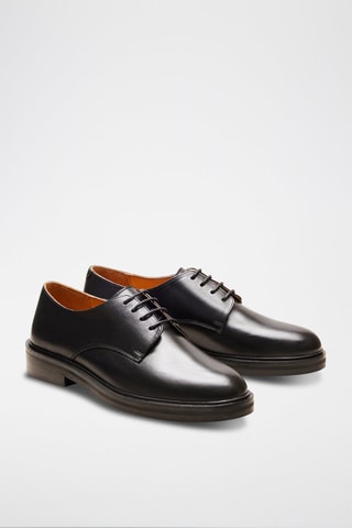 Derbys en cuir Laure  - Noir