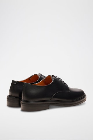 Derbys en cuir Laure  - Noir