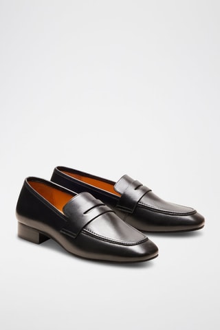 Mocassins en cuir Elise  - Noir