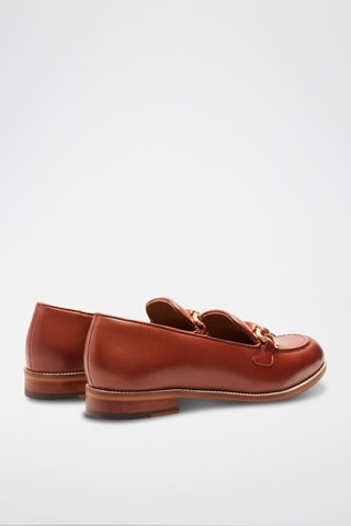 Mocassins en cuir Fleur  - Marron