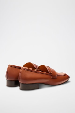 Mocassins en cuir Elise  - Camel